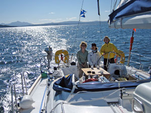 Crystal yacht Charter at sea